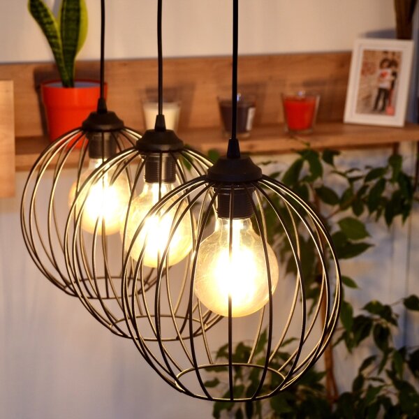 Lampadario LED a cavo MERCURE 3xE27/15W/230V