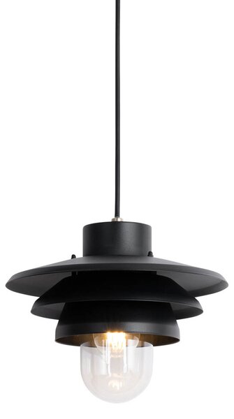 Lampada da esterno a sospensione di design nera IP44 - Morty