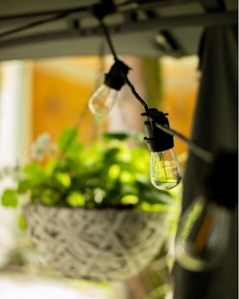 Catena decorativa da esterno MIMOSA 20xE27/1,3W/230V IP44 10m