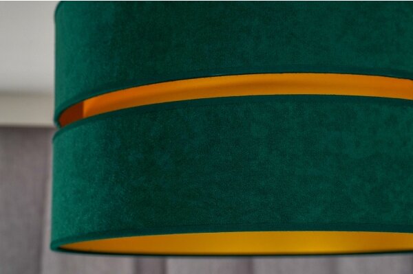 Duolla - Plafoniera DUO 1xE27/40W/230V diametro 40 cm verde/oro