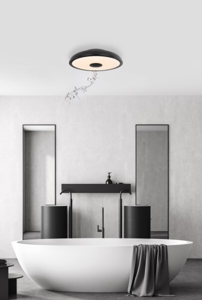 Globo - LED RGB Lampada da bagno con altoparlante RAFFY LED/18W/230V IP44 + +TC
