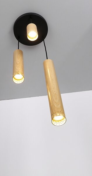Lampadario su filo TUBO 3xGU10/25W/230V