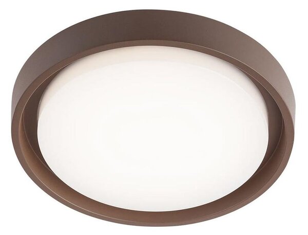 Redo 9182 - Plafoniera LED da esterno BEZEL LED/25W/230V IP54 marrone