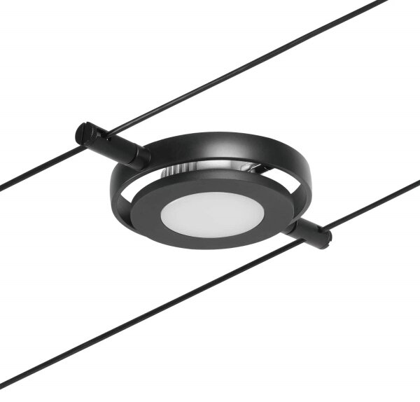 Paulmann 94418 - Set 5xLED/4,5W Sistema completo a cavo ROUNDMAC 230V nero