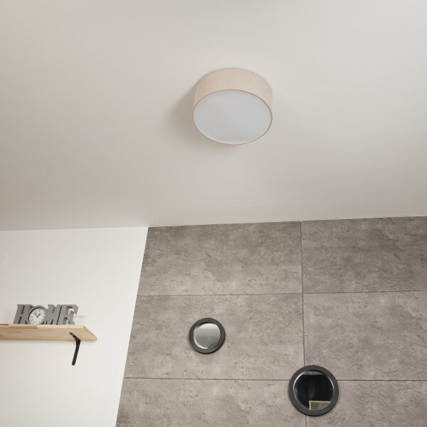 Plafoniera SIRJA 1xE27/60W/230V diametro 35 cm beige