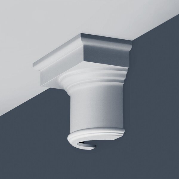 Orac Decor K1111 Luxxus Mezzo Capitello Per Stucco Mezza Colonna Elemento decorativo da parete