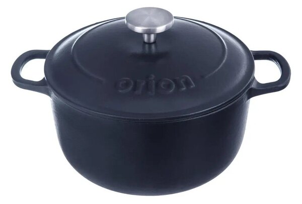 Pentola in ghisa con coperchio incluso adatta all'induzione 5,2 l LITINA SMALT - Orion