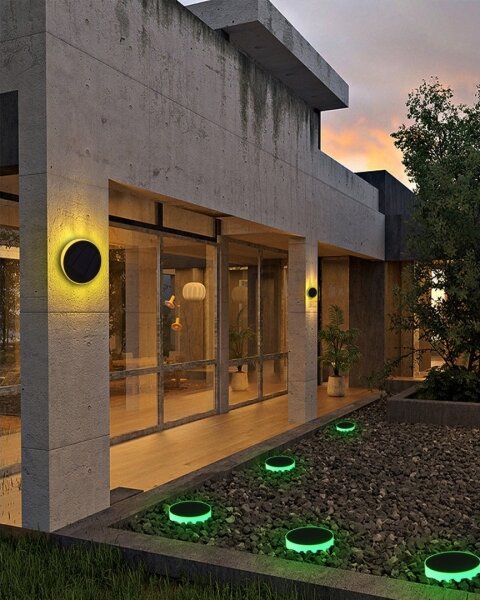 Immax NEO 07910L-LED RGB Lampada solare dimmerabile LED 1W 5V rotonda IP54 Tuya