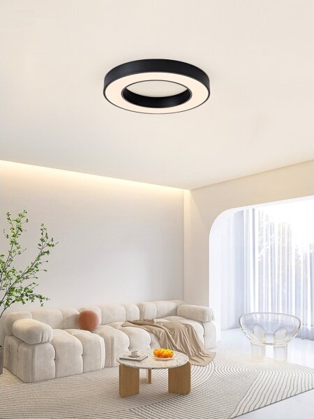 Immax NEO 07209L-Luce LED dimmerabile PASTEL LED/53W/230V 60cm nero Tuya+RC