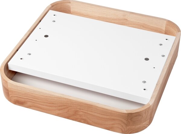 Plafoniera OAK SQUARE 4xE27/15W/230V 45x45 cm quercia
