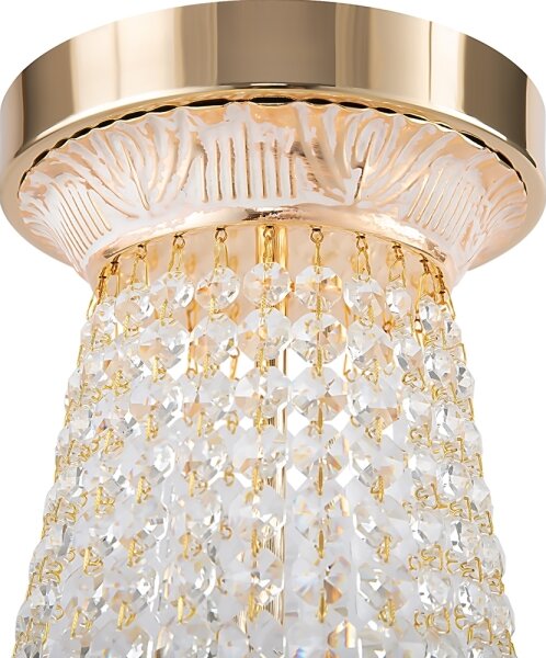Maytoni DIA750-TT50-WG - Lampadario a sospensione con catena BELLA 8xE14/60W/230V