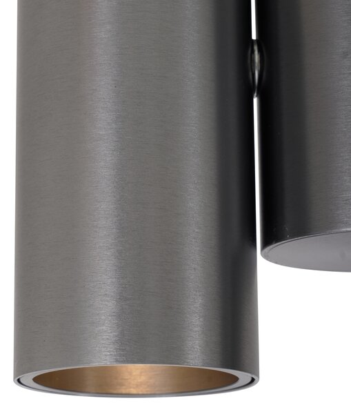 Faretto da incasso design canna di fucile GU10 50mm 2 luci orientabile - Michael
