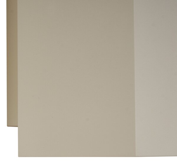 Applique moderna beige GU10 quadrata 2 luci - Sandy