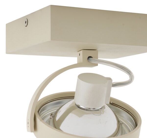 Faretto da soffitto moderno beige G9 rotondo girevole e orientabile - Go