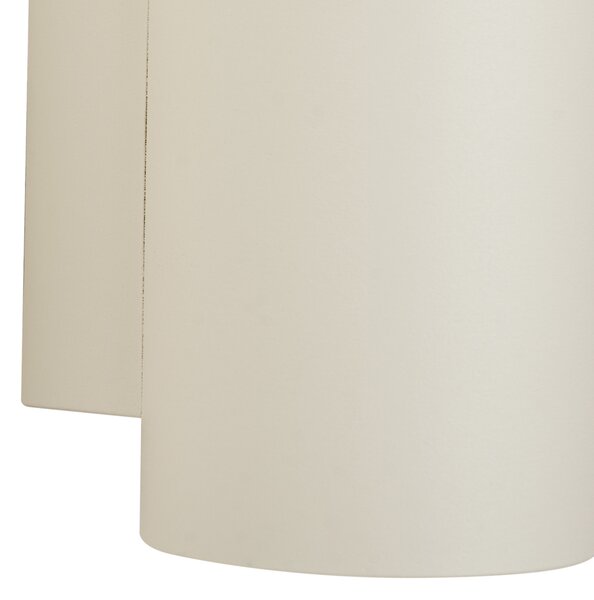 Applique moderna beige GU10 50mm rotonda 2 luci - Sandy