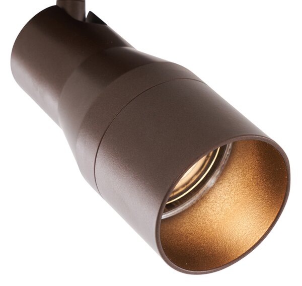 Faretto da soffitto moderno bronzo scuro GU10 Ø50mm - Stanley