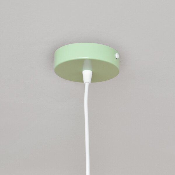 Lampadario a sospensione per bambini STARS 1xE27/15W/230V verde/bianco