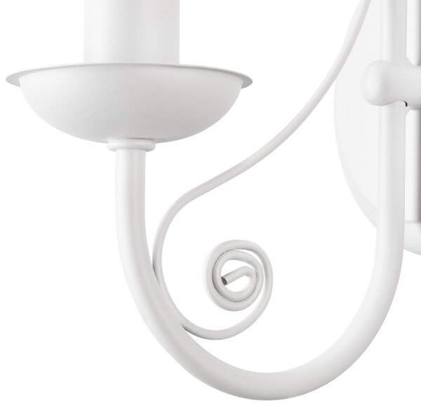 Applique DONATO 1xE14/40W/230V bianco