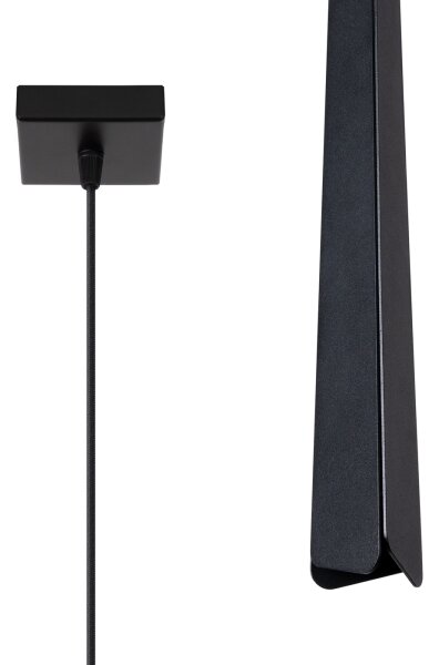 Sollux SL.1400 - Lampadario a sospensione con filo PRYSM 1xG9/8W/230V nero