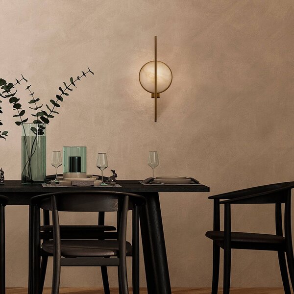 Maytoni Applique da parete Marmo, dimmerabile, Ottone / Oro, Soggiorno / Sala da pranzo, Metallo, Moderno, Applique