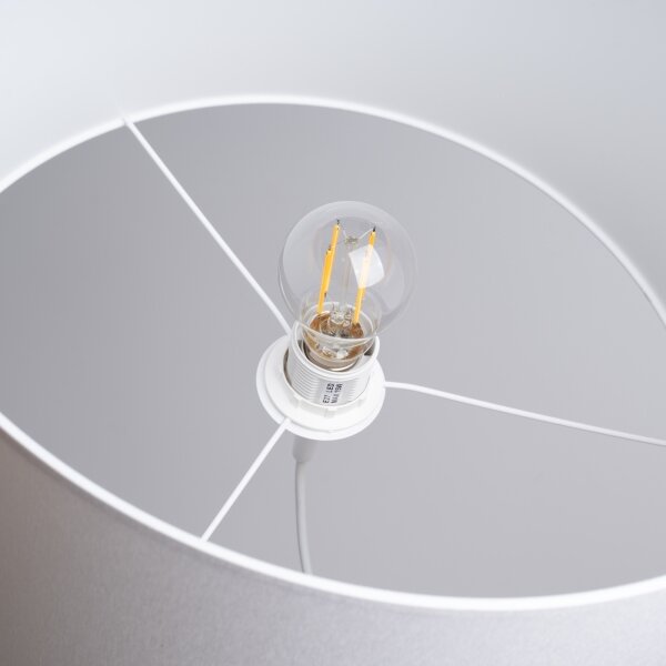 Sollux SL.1404 - Lampadario a sospensione con filo NOVA 1xE27/15W/230V diametro 40 cm bianco