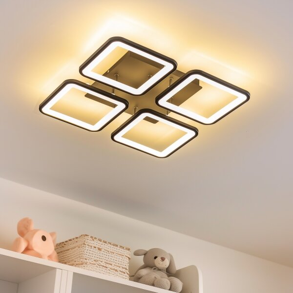 Brilagi - Lampadario a plafone LED dimmerabile SQUARED LED/85W/230V 3000-6500K + +TC