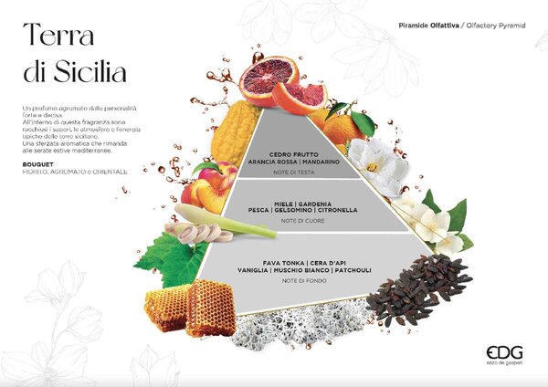 EDG Diffusore di Aromi 430 ml Terre di Sicilia - Botanika