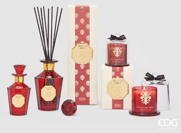 EDG Diffusore di Aromi con Bastoncino 500 ml Maroccan Amber - GOLDLILY