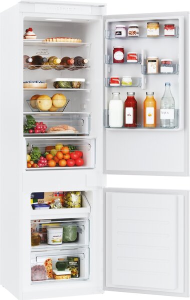 Candy Frigorifero da Incasso Combinato Capacit 248 Litri Classe energetica E Raffreddamento No Frost colore Bianco - CBDIT5518EW