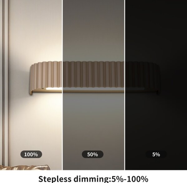 Brilagi - Lampada da parete LED dimmerabile FALCON MODERN LED/14W/230V 40 cm beige +DO