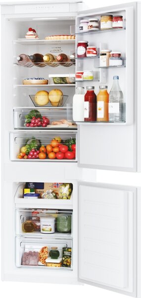 Candy Frigorifero da Incasso Combinato Capacit 248 Litri Classe energetica E Raffreddamento No Frost colore Bianco - CBDIT5518EW