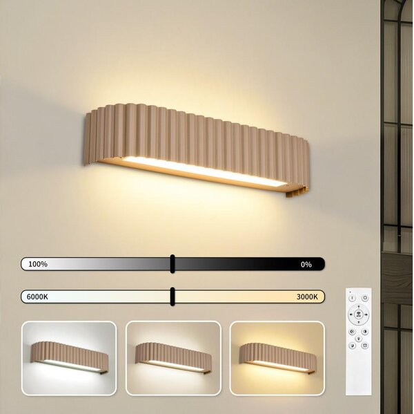 Brilagi - Lampada da parete LED dimmerabile FALCON MODERN LED/14W/230V 40 cm beige +DO