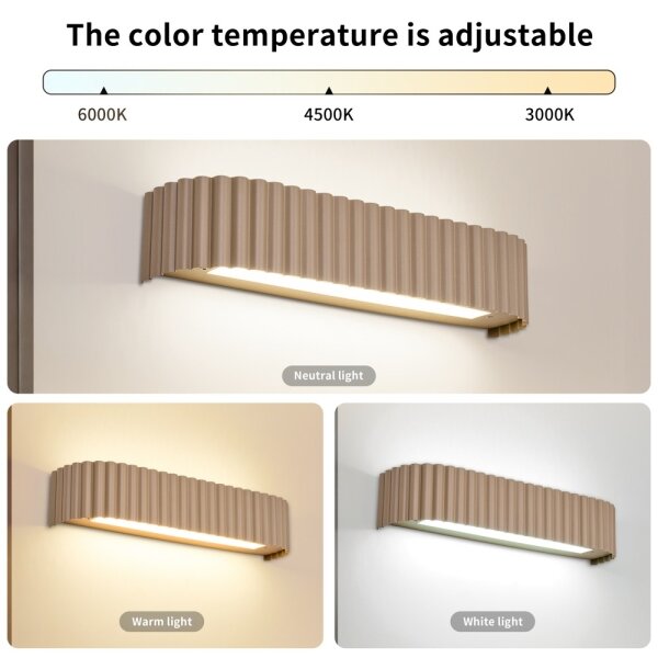 Brilagi - Lampada da parete LED dimmerabile FALCON MODERN LED/14W/230V 40 cm beige +DO