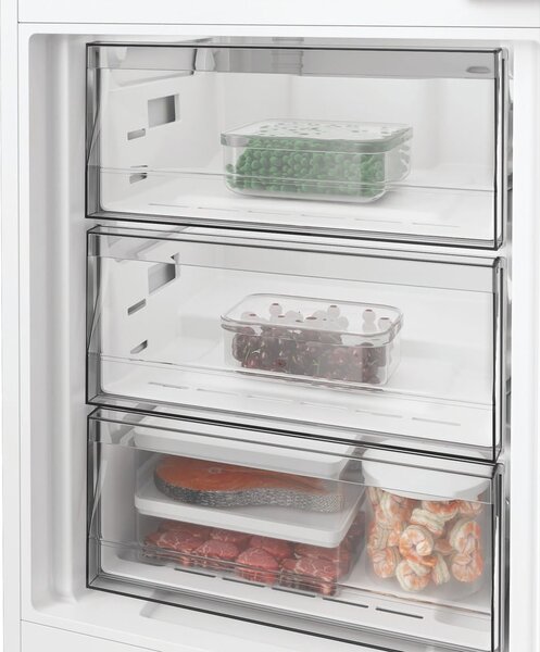 Whirlpool Frigorifero da Incasso Combinato Capacit 300 Litri Classe energetica E Raffreddamento No Frost colore Zinc Metal - WHK2 5322 B4E