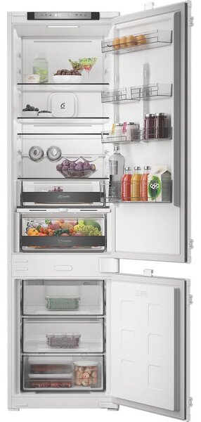 Whirlpool Frigorifero da Incasso Combinato Capacit 300 Litri Classe energetica E Raffreddamento No Frost colore Zinc Metal - WHK2 5322 B4E