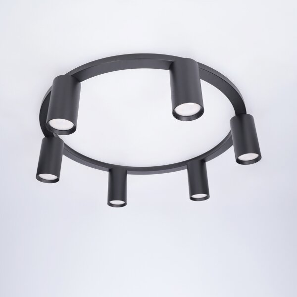 BRILAGI - Lampada da soffitto SELE 6xGU10/30W/230V nera