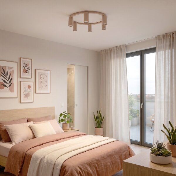 BRILAGI - Plafoniera SELE 6xGU10/30W/230V beige