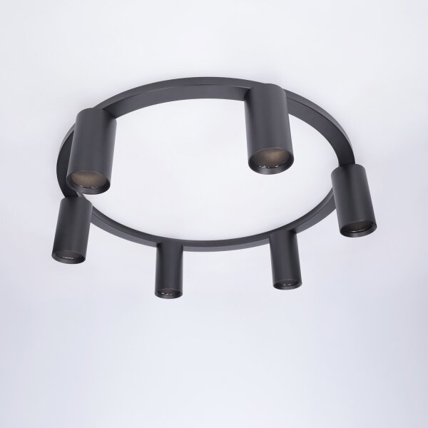 BRILAGI - Lampada da soffitto SELE 6xGU10/30W/230V nera
