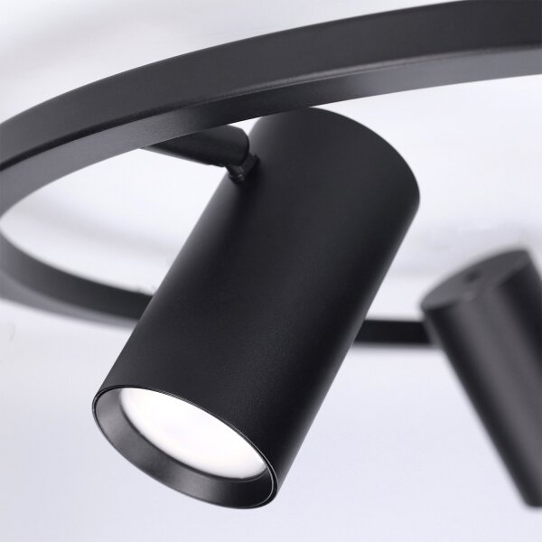 BRILAGI - Lampadario a cavo SELE 4xGU10/30W/230V nero