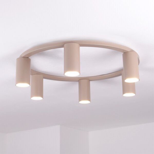 BRILAGI - Plafoniera SELE 6xGU10/30W/230V beige