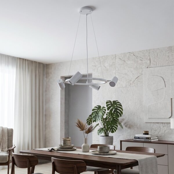 BRILAGI - Lampadario sospeso su cavo SELE 4xGU10/30W/230V bianco
