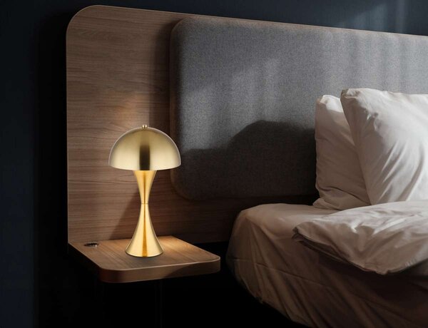 GLOBO LIGHTING Lampada Da Tavolo Stile Moderno In Metallo Base Con Paralume Design Semplice Ed Elegante Attacco E27 Dimensioni 20x36,1 cm colore O