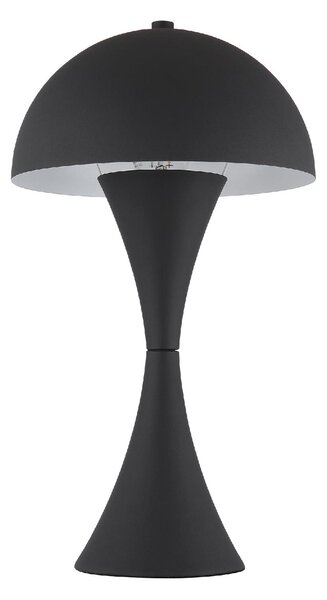 GLOBO LIGHTING Lampada Da Tavolo Stile Moderno in Metallo Base Compatta con Paralume Integrato Interruttore Incluso Attacco E27 Dimensioni 20x36,1