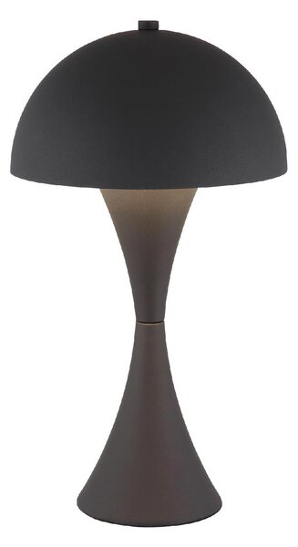GLOBO LIGHTING Lampada Da Tavolo Stile Moderno in Metallo Base Compatta con Paralume Integrato Interruttore Incluso Attacco E27 Dimensioni 20x36,1