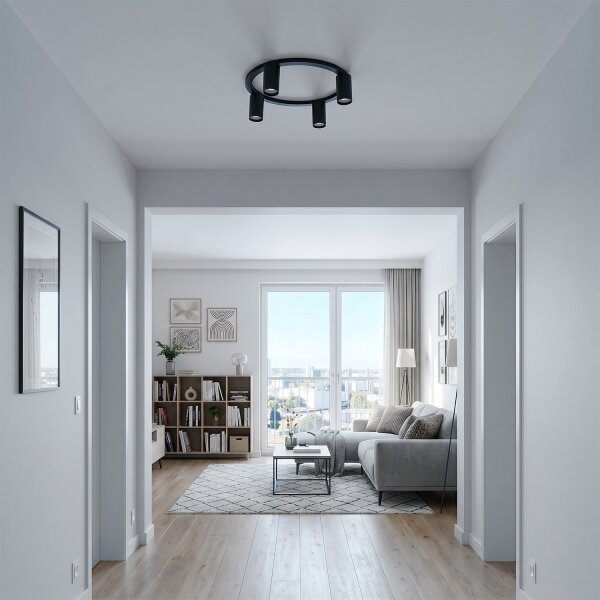 BRILAGI - Lampada da soffitto SELE 4xGU10/30W/230V nera