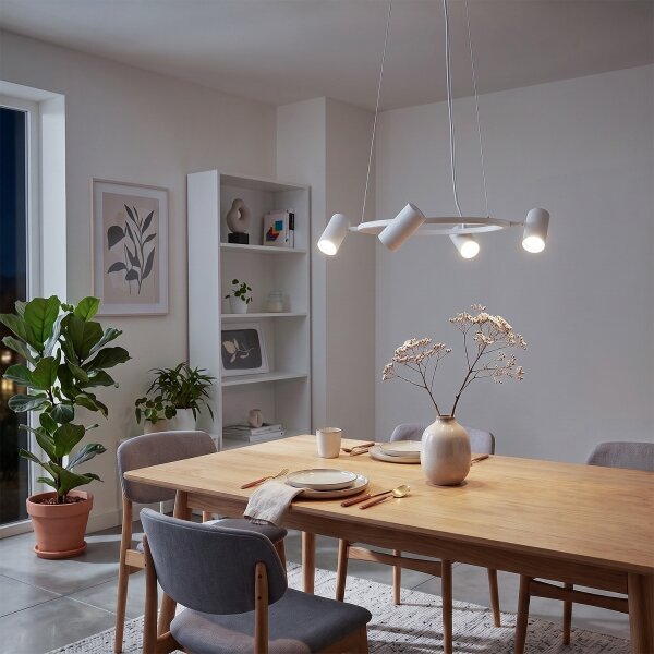 BRILAGI - Lampadario a sospensione su cavo SELE 6xGU10/30W/230V bianco