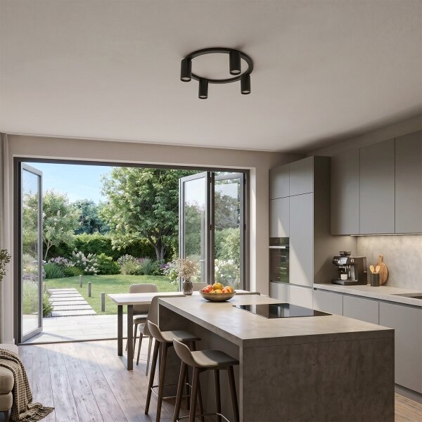BRILAGI - Lampada da soffitto SELE 4xGU10/30W/230V nera