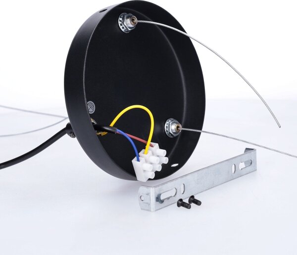 BRILAGI - Lampadario a sospensione con cavo SELE 6xGU10/30W/230V nero