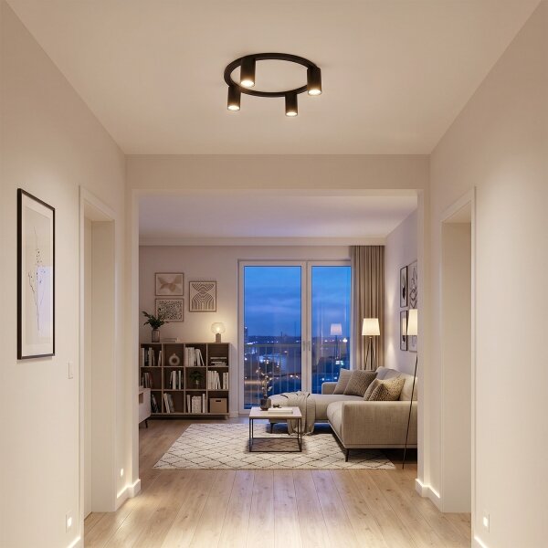 BRILAGI - Lampada da soffitto SELE 4xGU10/30W/230V nera