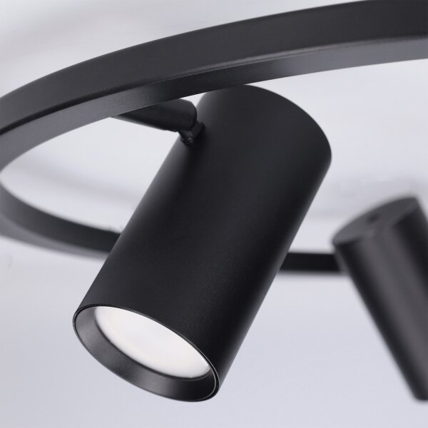 BRILAGI - Lampadario a sospensione con cavo SELE 6xGU10/30W/230V nero